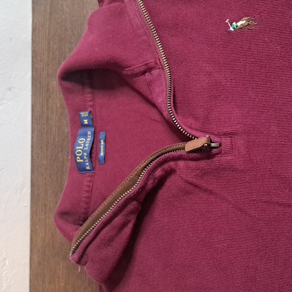 Polo Ralph Lauren Men's Estate Rib 1/4 Zip Pullover Colored Pony - Picture 5 of 8